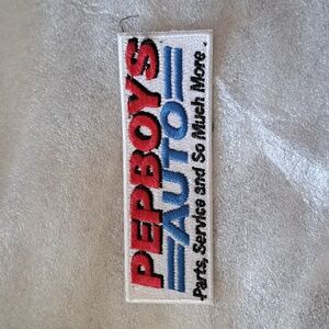 Pep Boys Auto Parts Service Uniform Patch Recycled Emboidered Technician   Arts